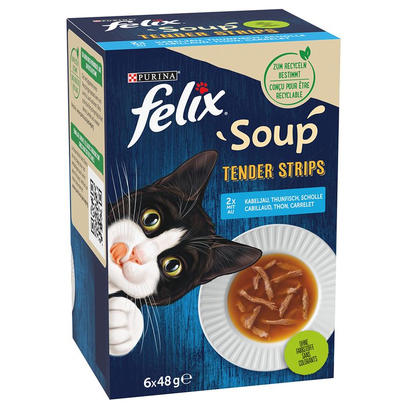 Felix Soup Filets 12 x 48 g pour chat
