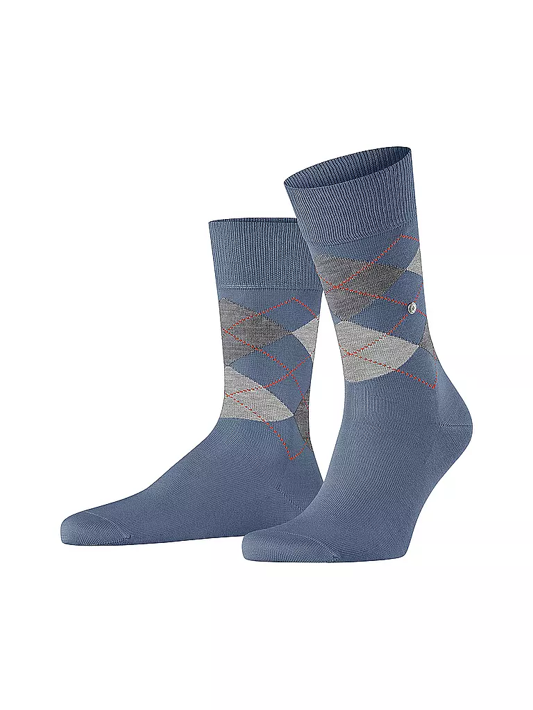 BURLINGTON Herren Socken 40-46 MANCHESTER rittersporn blau