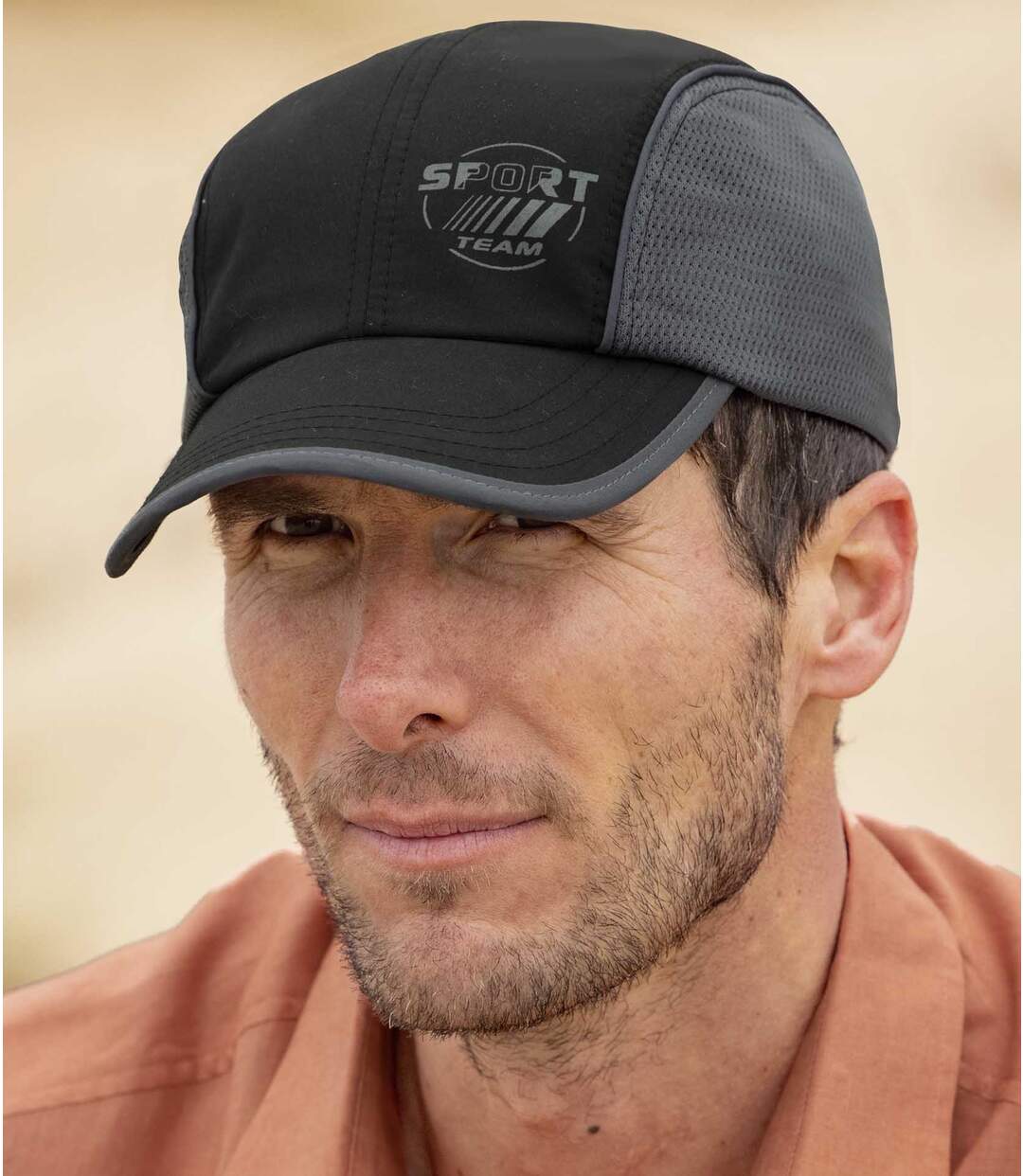 Lot de 2 Casquettes Bi-matière