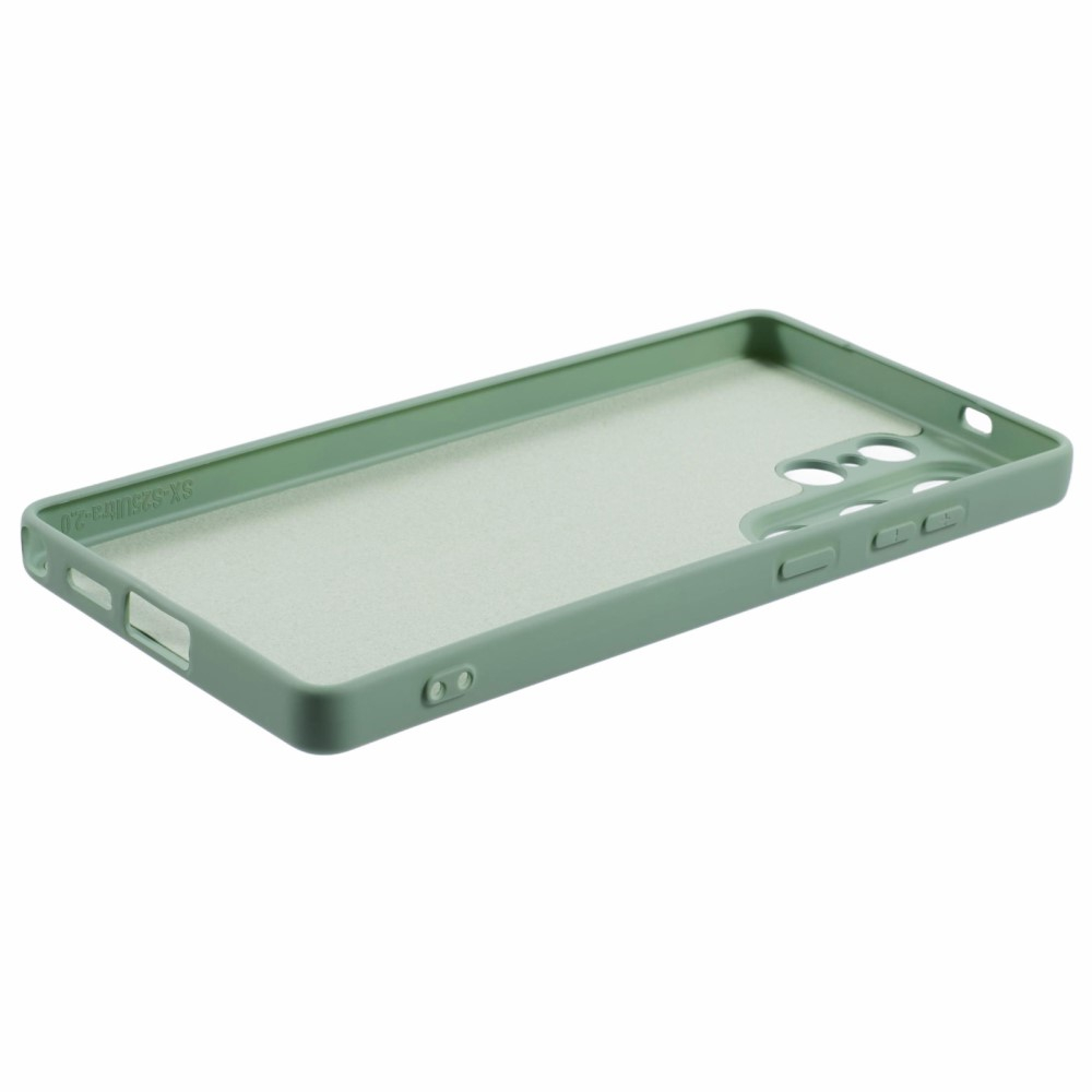 Samsung Galaxy S25 Ultra Gummi Case Hülle mit Kameraschutz - Grün (Matt)
