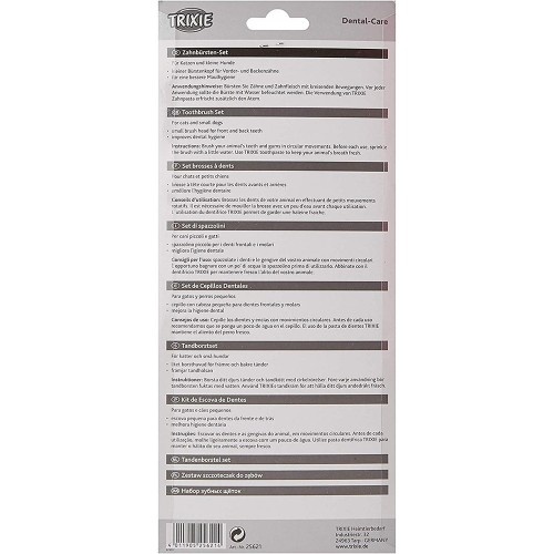 Kit de escovação de dentes com aroma natural para cães e gatos.