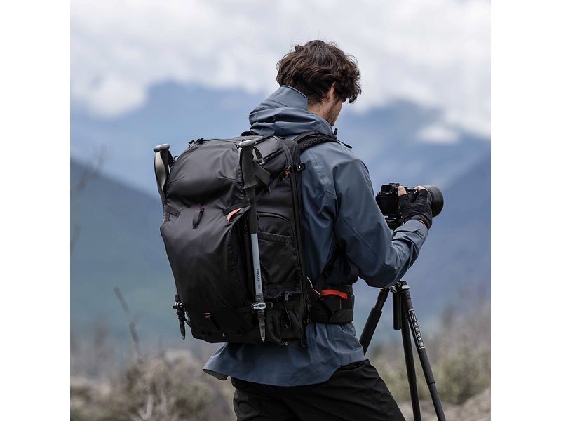 PGYTECH Fotorucksack OnePro Focux Backpack 25 L, Space Blac Stylischer Kamerarucksack