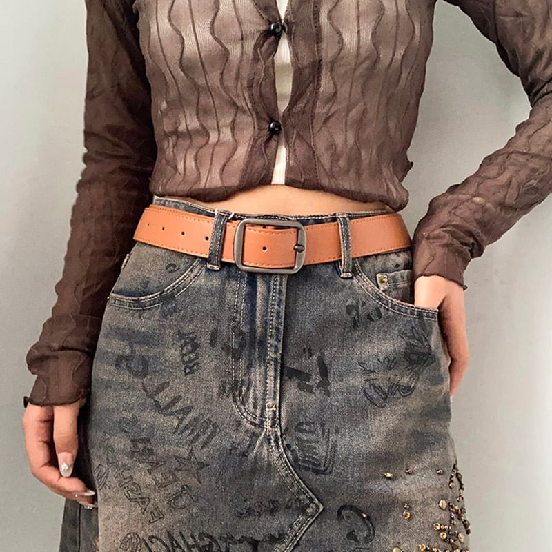 Ayame - Kunstleren riem