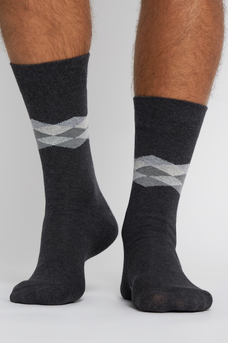 JP1880 Socken, 2er Pack, Doppelpack, Grafik, Komfortbündchen