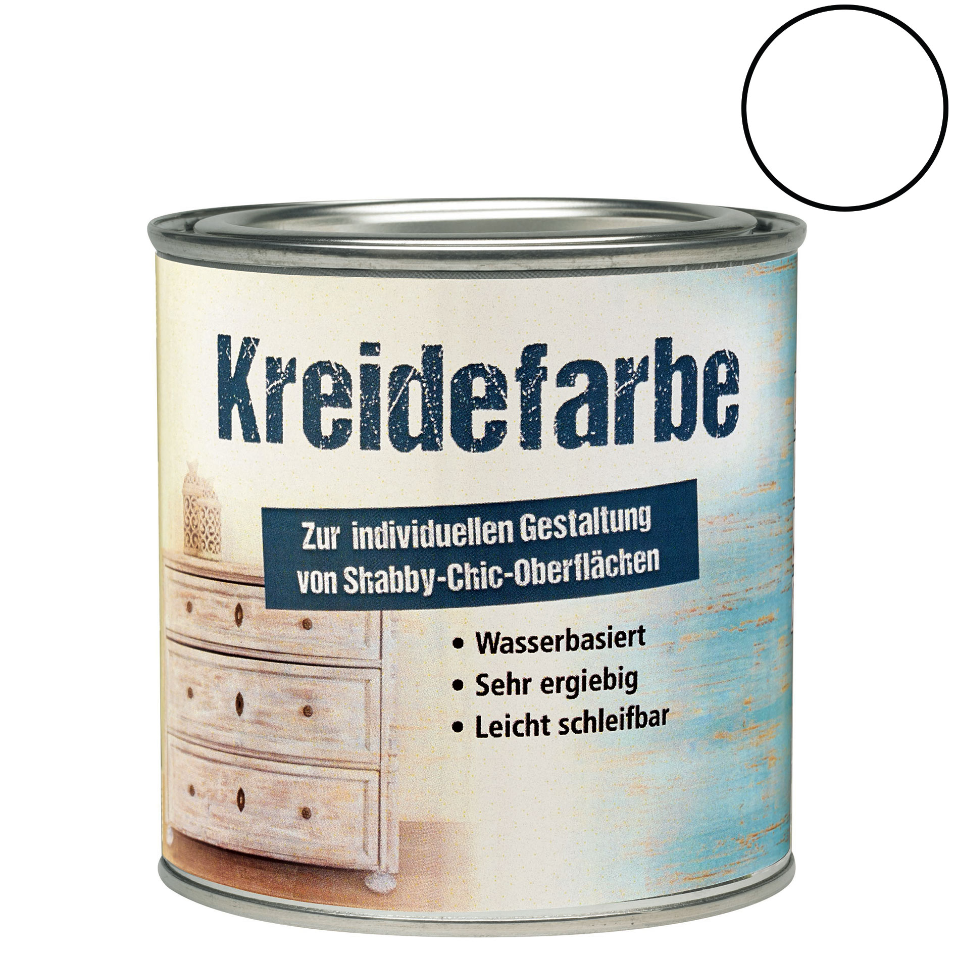 Kreidefarbe - white - 375 ml