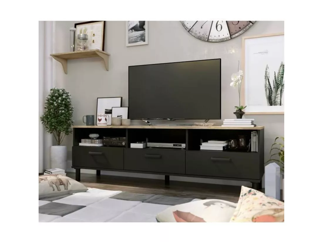 Ensemble Meuble TV 159 x 40 x 49 cm +Table basse 110 x 55 x 40 cm
