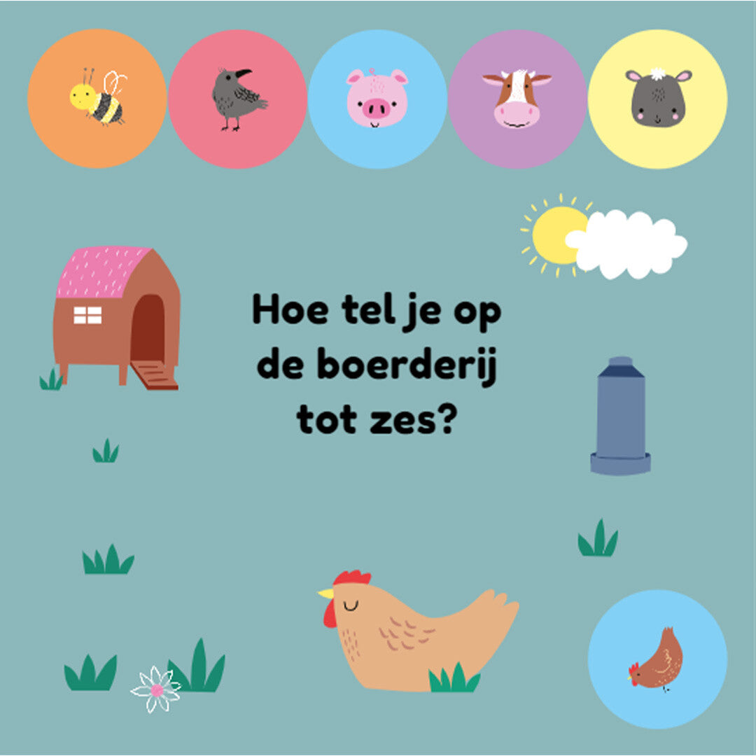 Uitgeverij rebo kartonboek 123 boe!