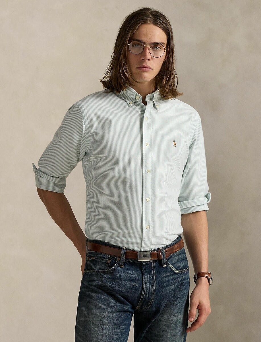 POLO RALPH LAUREN<br>Camisa Oxford feita sob medida