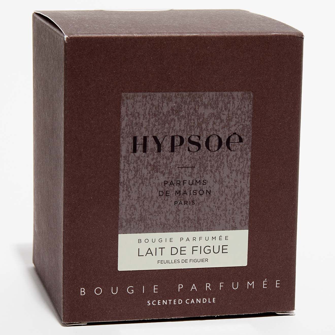 Hypsoé Bougie parfumée verre coloré dépoli Lait de Figue - 1 mèche 50h