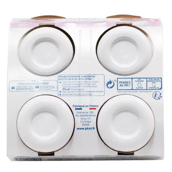 Picot Mon 1er Dessert sans Lait Cacao +6m 4 x 100g