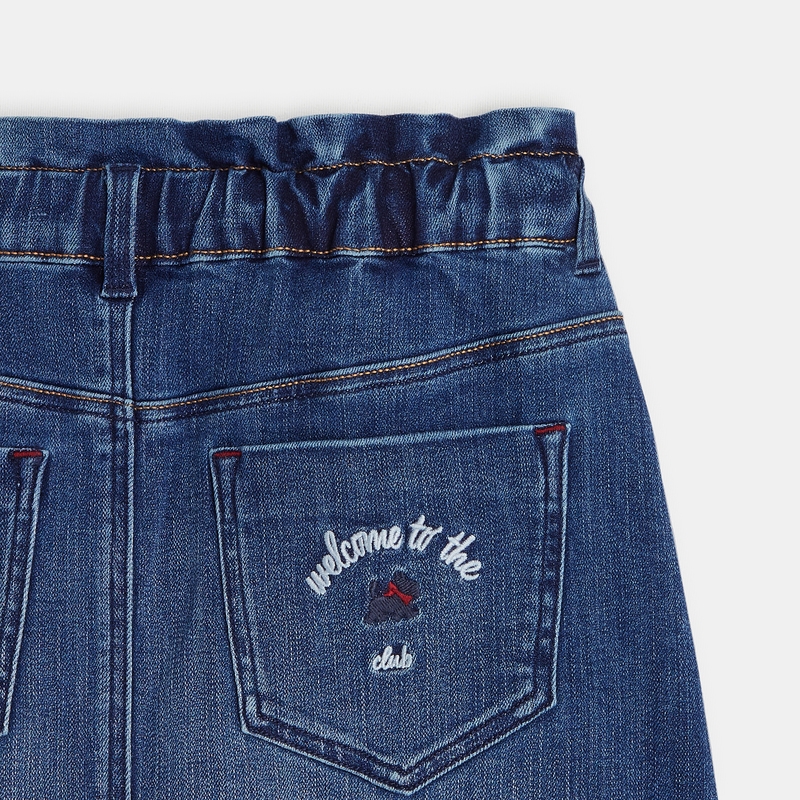 Jupe en jean Chipie bleue fille