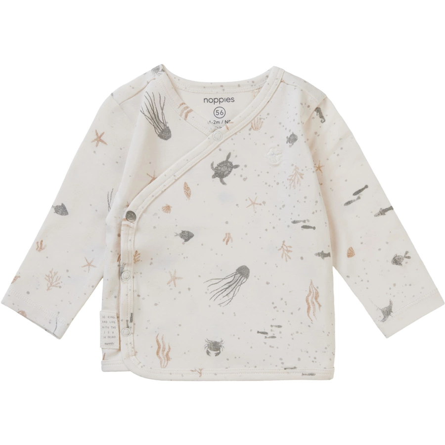 Noppies Langarmshirt Brooks Whisper White