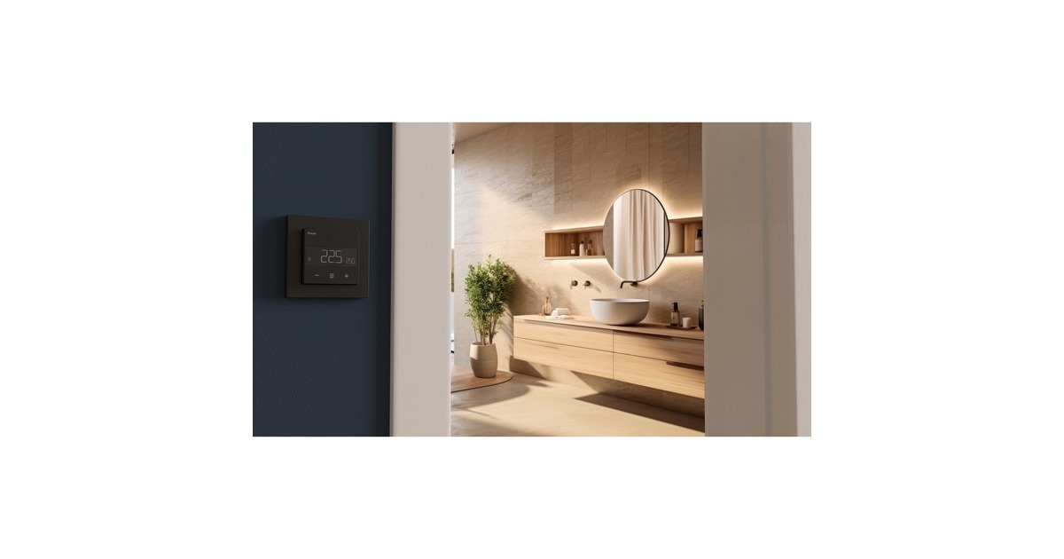 heat itZ-TRM6 thermostaat  (Zwart, 3600W, 16A, Z-Wave+)