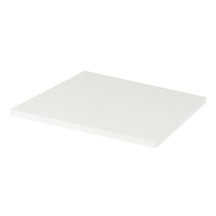 Plan de toilette GoodHome Perma blanc 60 cm