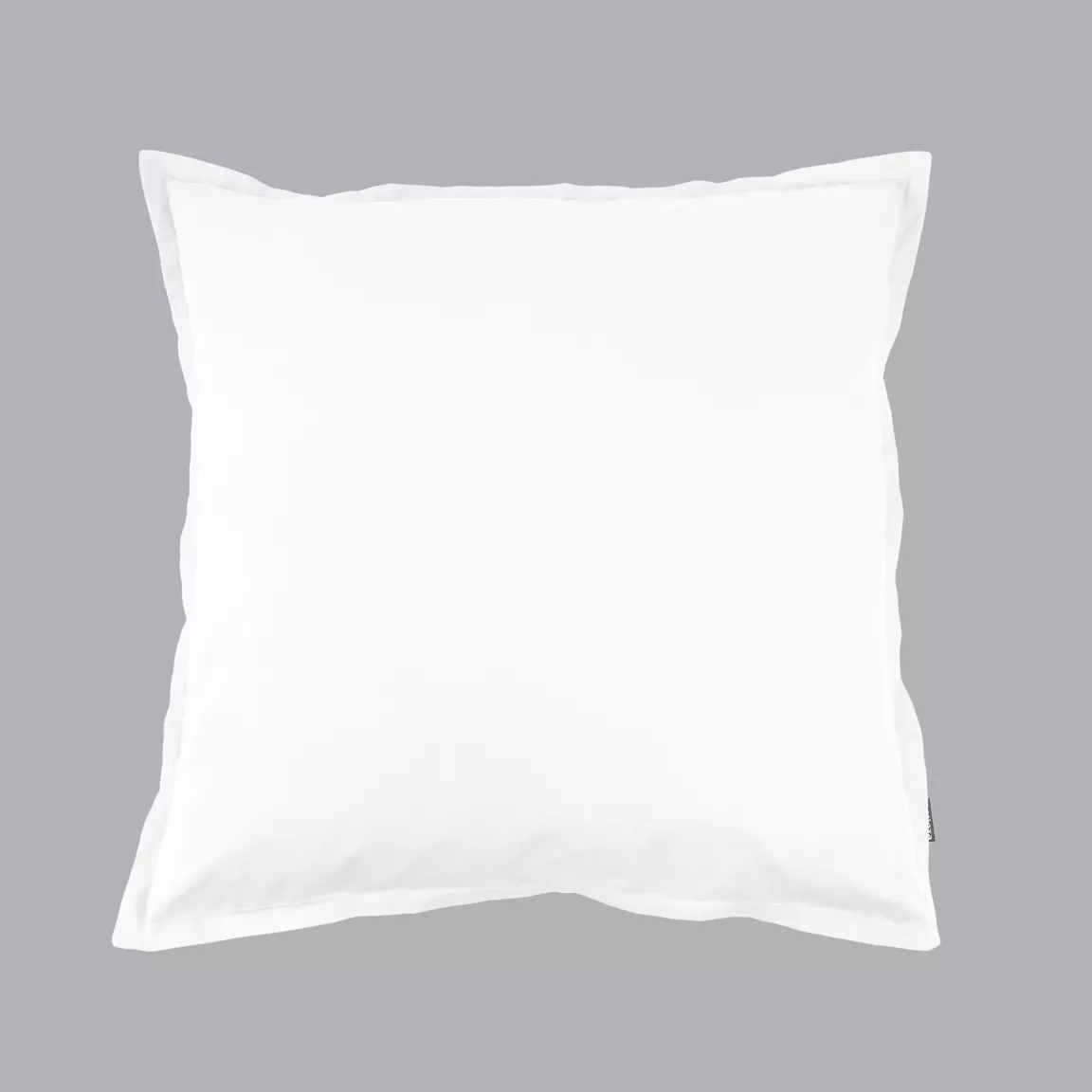 Taie d'oreiller carrée percale de coton (65 x 65 cm) Cali Blanc