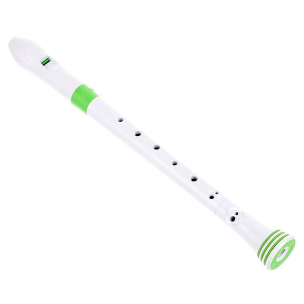 Nuvo Soprano Recorder white-green