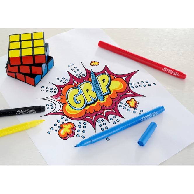 20 Fasermaler - Grip Color