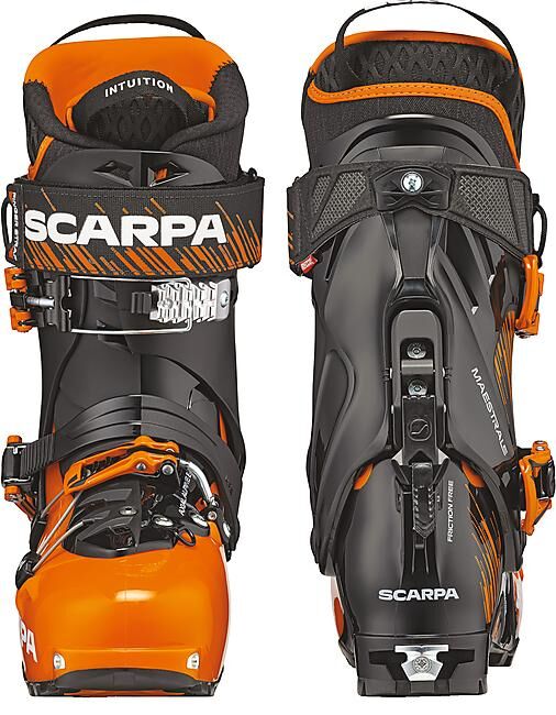 SCARPA - CHAUSSURES SKI RANDO MAESTRALE BLACK ORANGE 22/23
