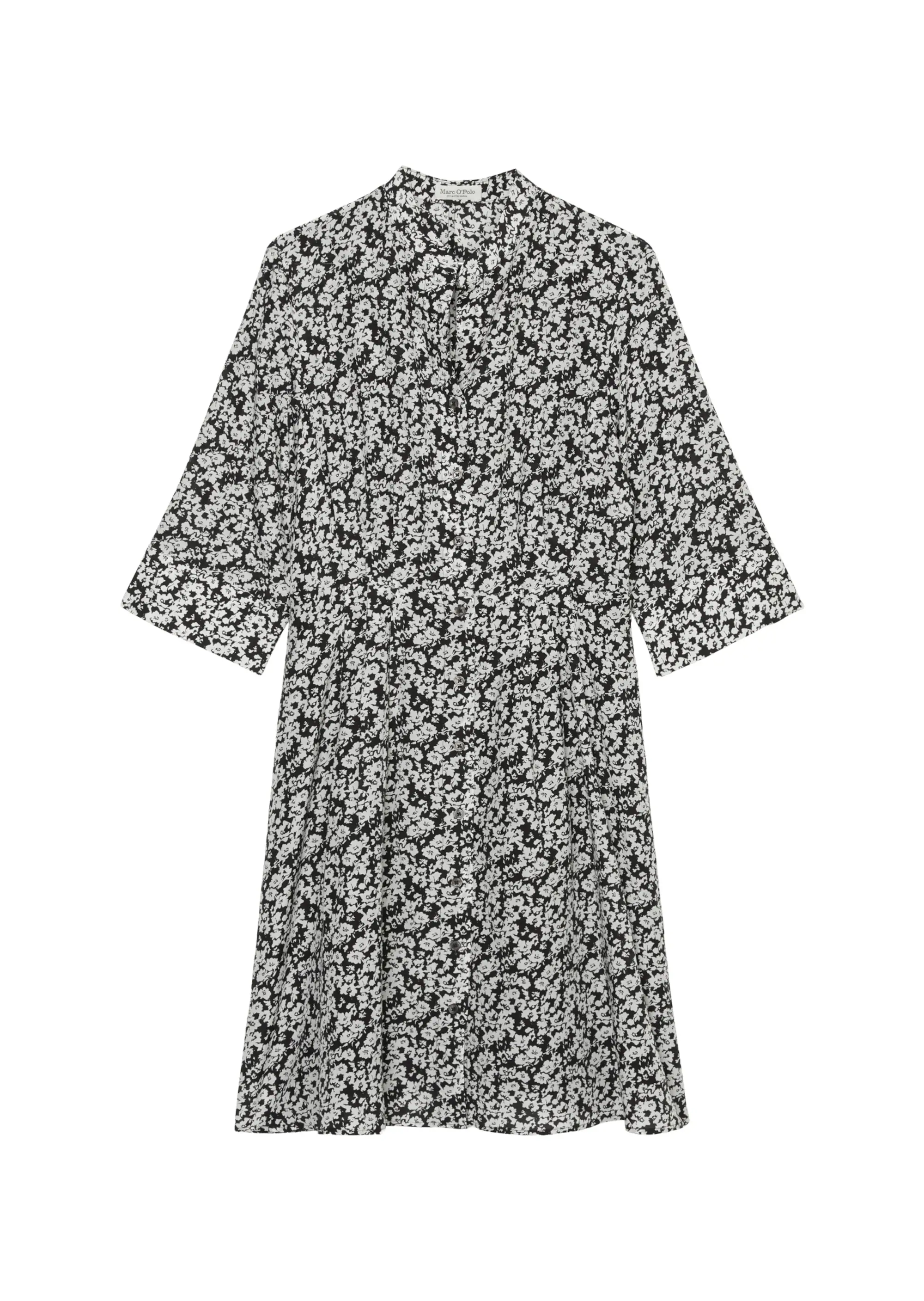 Blusenkleid mit Silky Touch aus softem Organic Cotton-Viskose-Mix