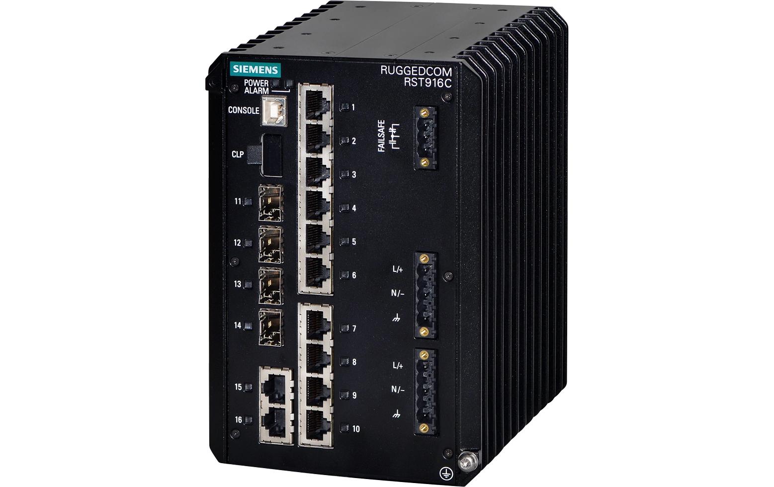 Switch Ruggedcom RST916C 16 Port<br>16-Port 10G Industrie-Switch