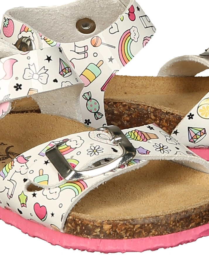 Sandalen ALICE in weiß/pink