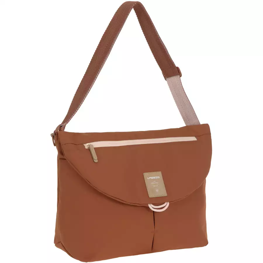 LÄSSIG Wickeltasche Green Label Manu Messenger Bag rust