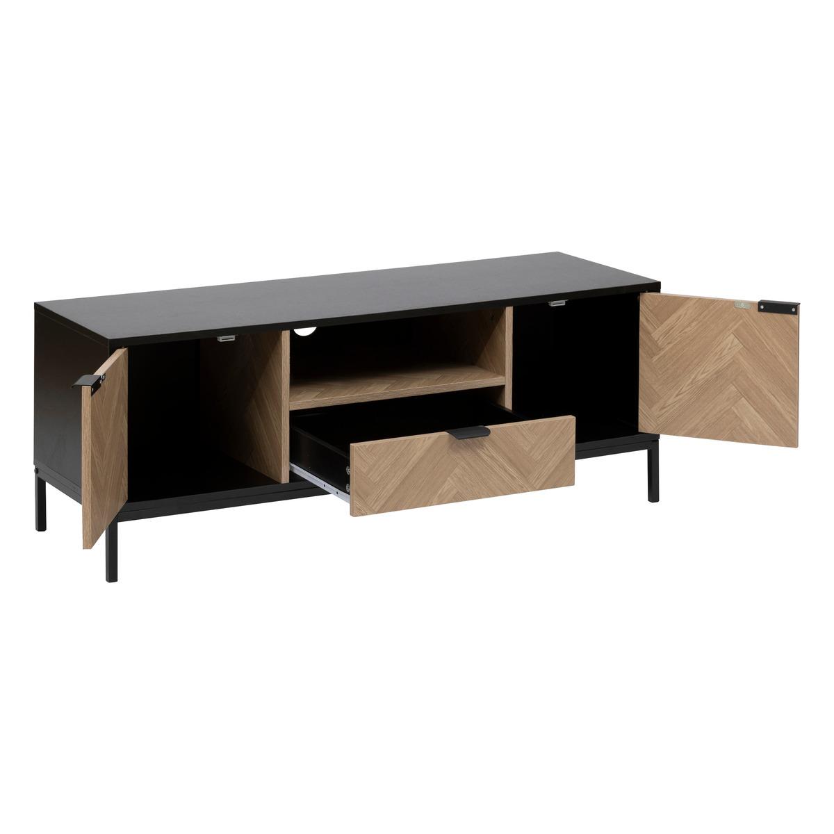 MEUBLE TV CHEVRONS D.120X40X45CM