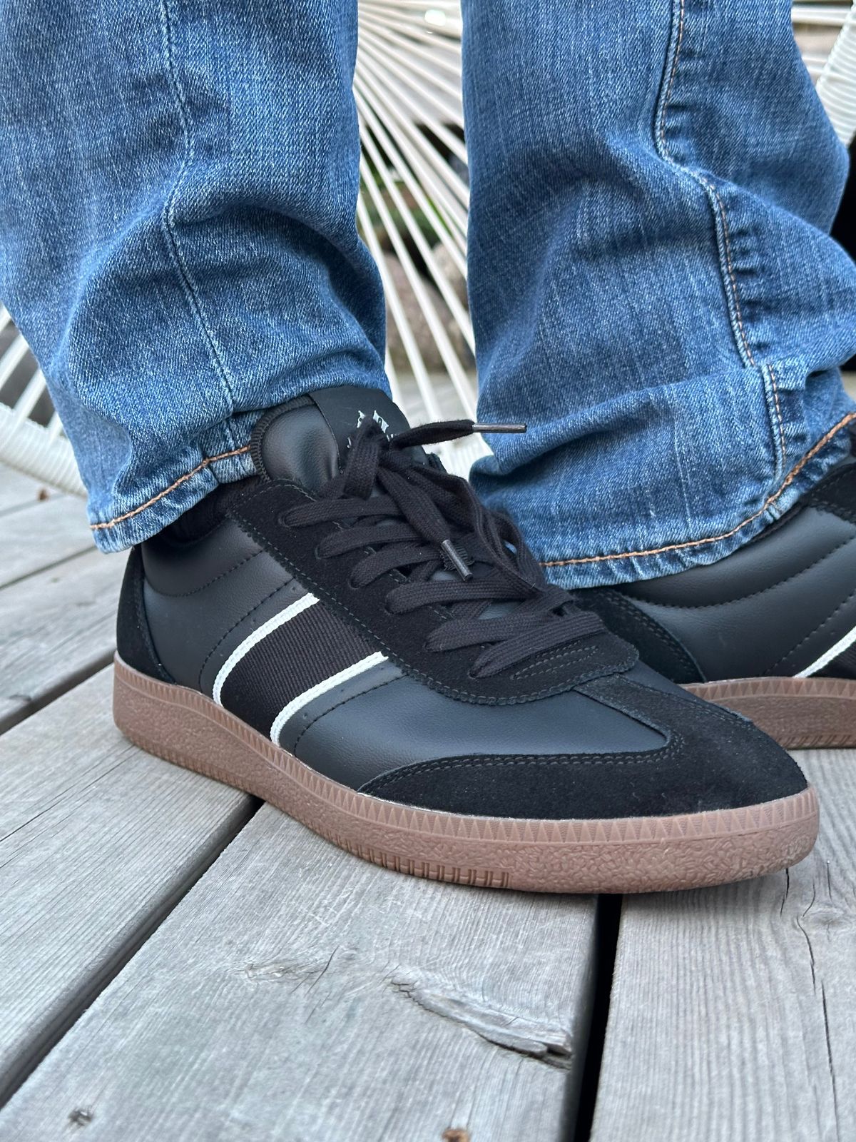 Jean Paul - Sancy Sneakers Black - Trapes Sko