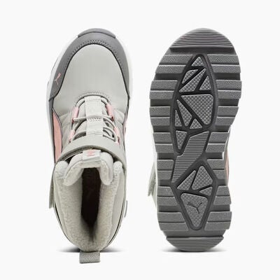 Puma Evolve Puretex AC Inf Vintersko, Smokey Gray/Future Pink/White
