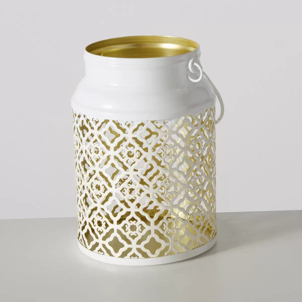 Windlicht Venus gold,weiss