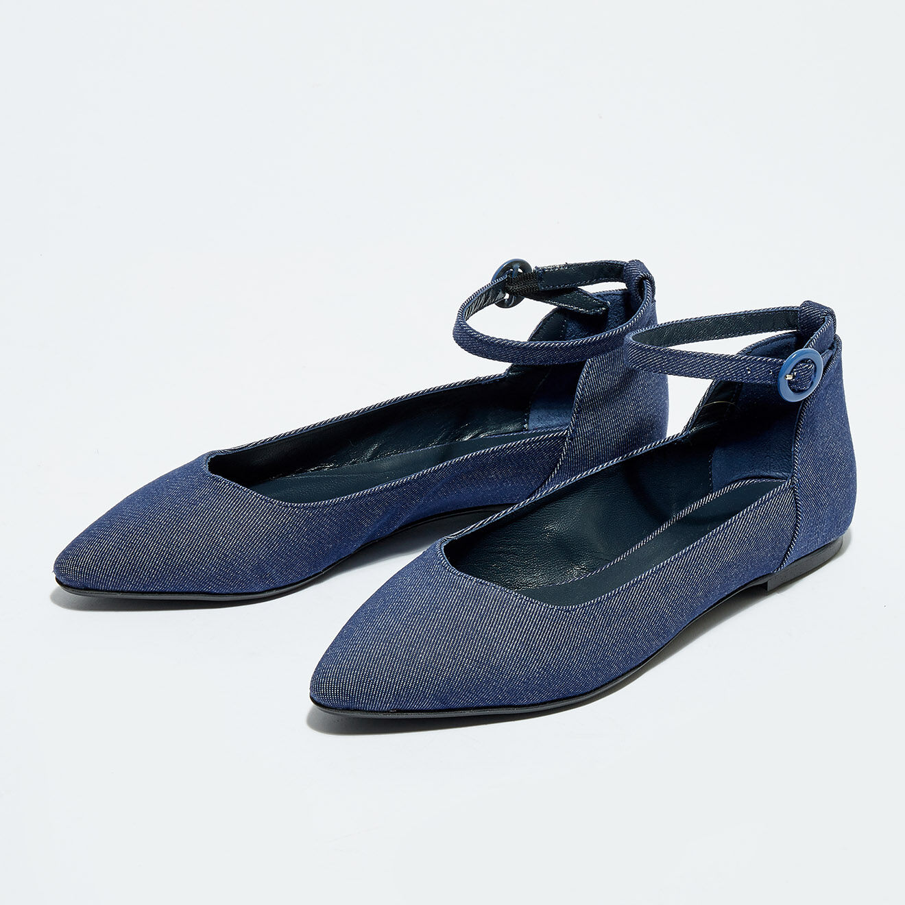 Sambapah Ballerines Léa bleu jean
