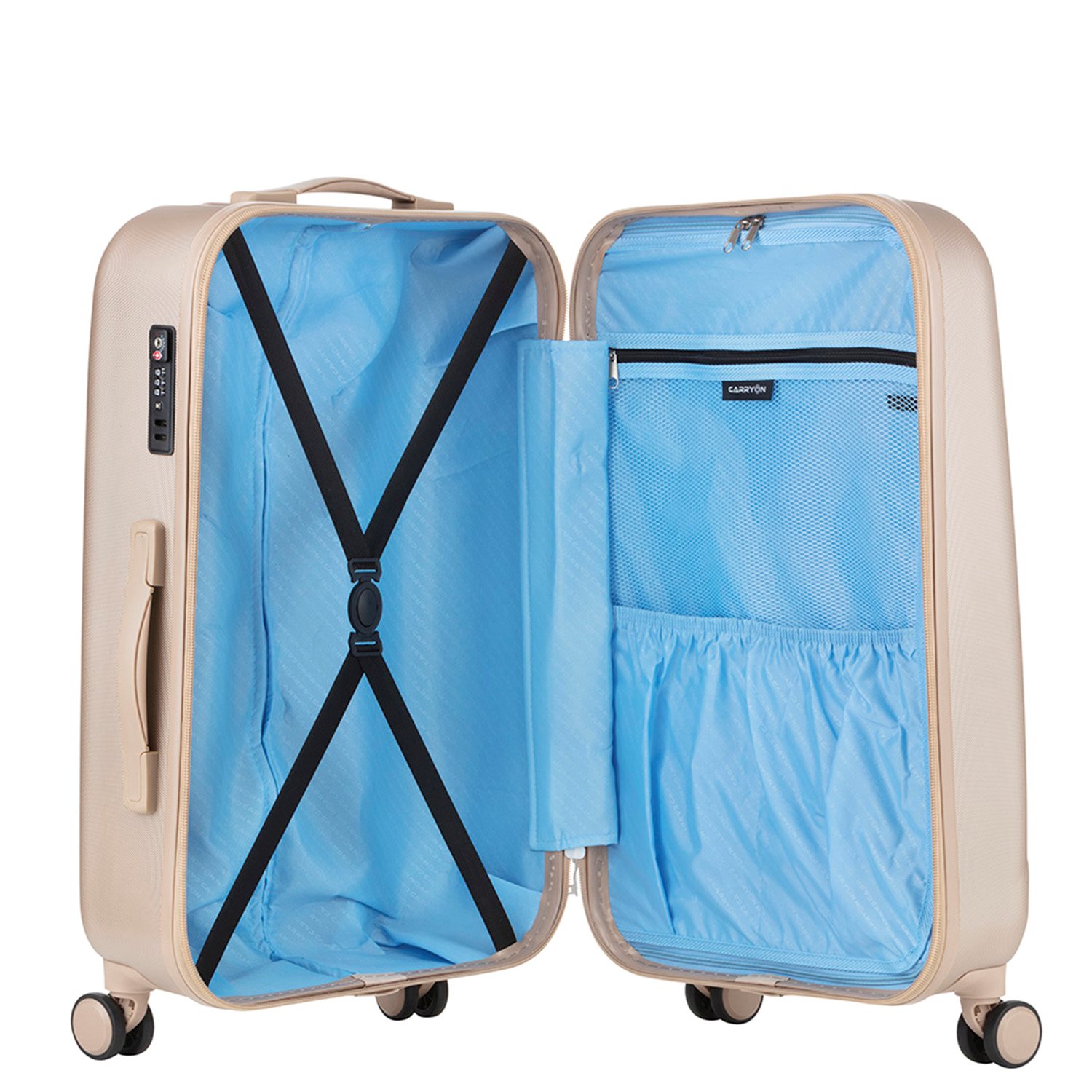 CarryOn Skyhopper 55 + 78 Set champagne