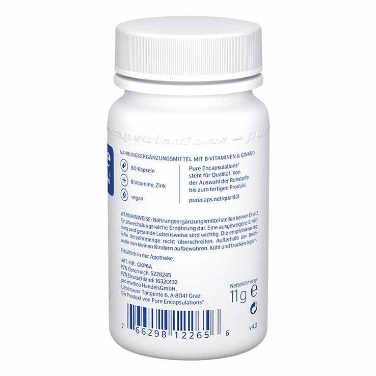 Pure Encapsulations Ginkgo plus Kapseln, 60 St