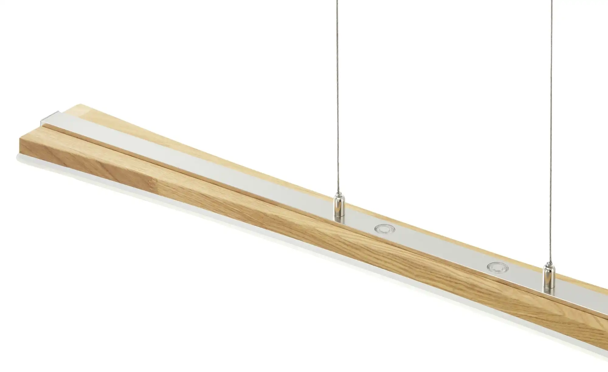 LED-Pendelleuchte, 1-flammig, Eiche natur