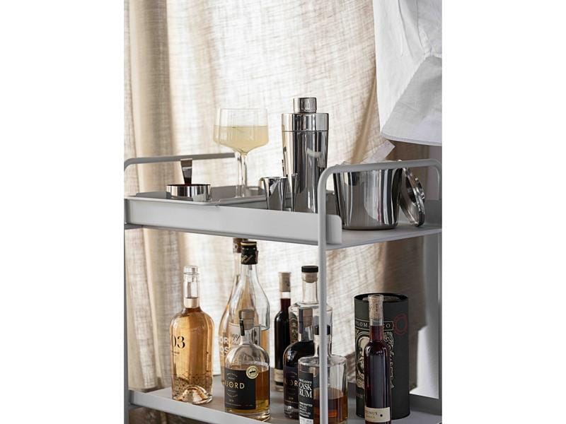 Zone Denmark Cocktail-Doppelmass Rocks 60/30 ml, Silber Drink Mixer