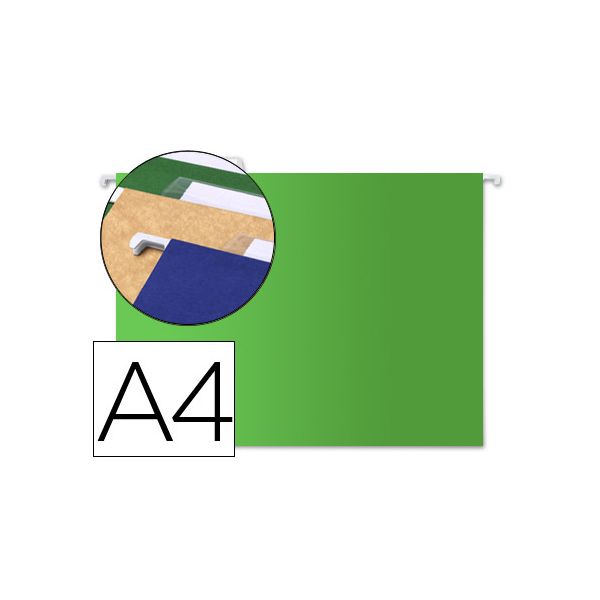 Liderpapel Capas Arquivo Suspenso A4 Kraft Verde SF07