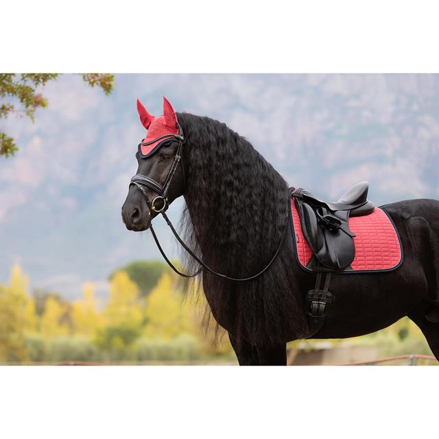 Zadeldek LeMieux Suède Dressage Square Donkerroze