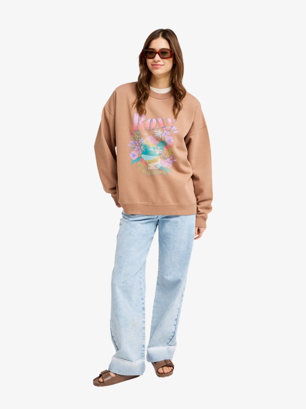 Lineup Oversized Sweat oversize Marron Femme