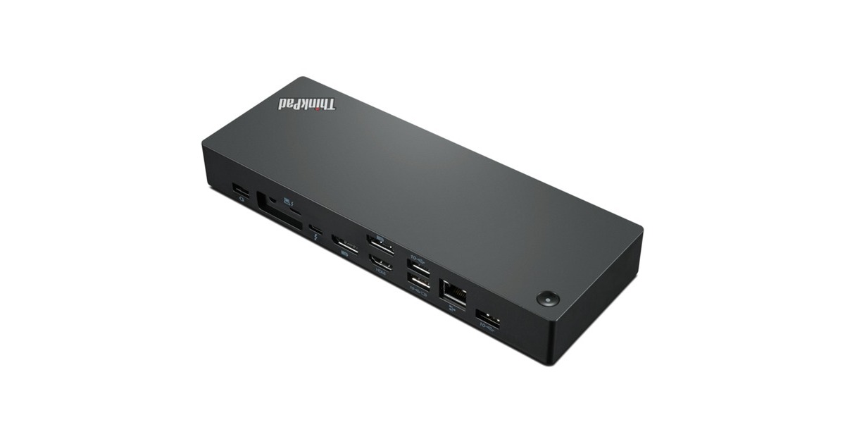 LenovoThinkPad Universal Thunderbolt 4 Dock dockingstation  (Zwart/rood, 40B00135EU)