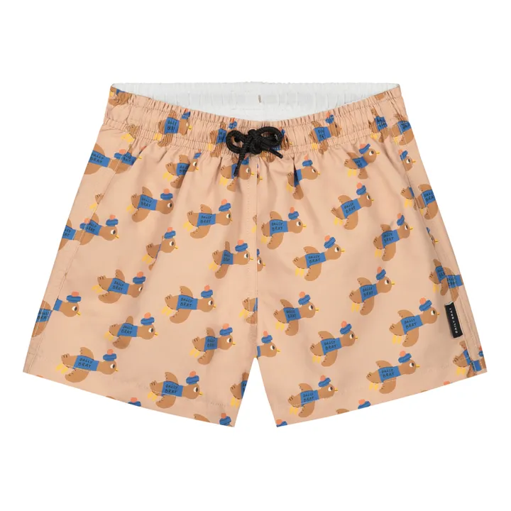 Daily Brat Short de Bain Oiseau | Camel