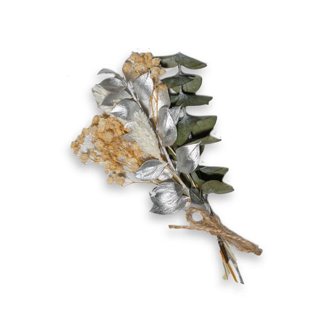 Minibouquet - silber - ca. 15 cm