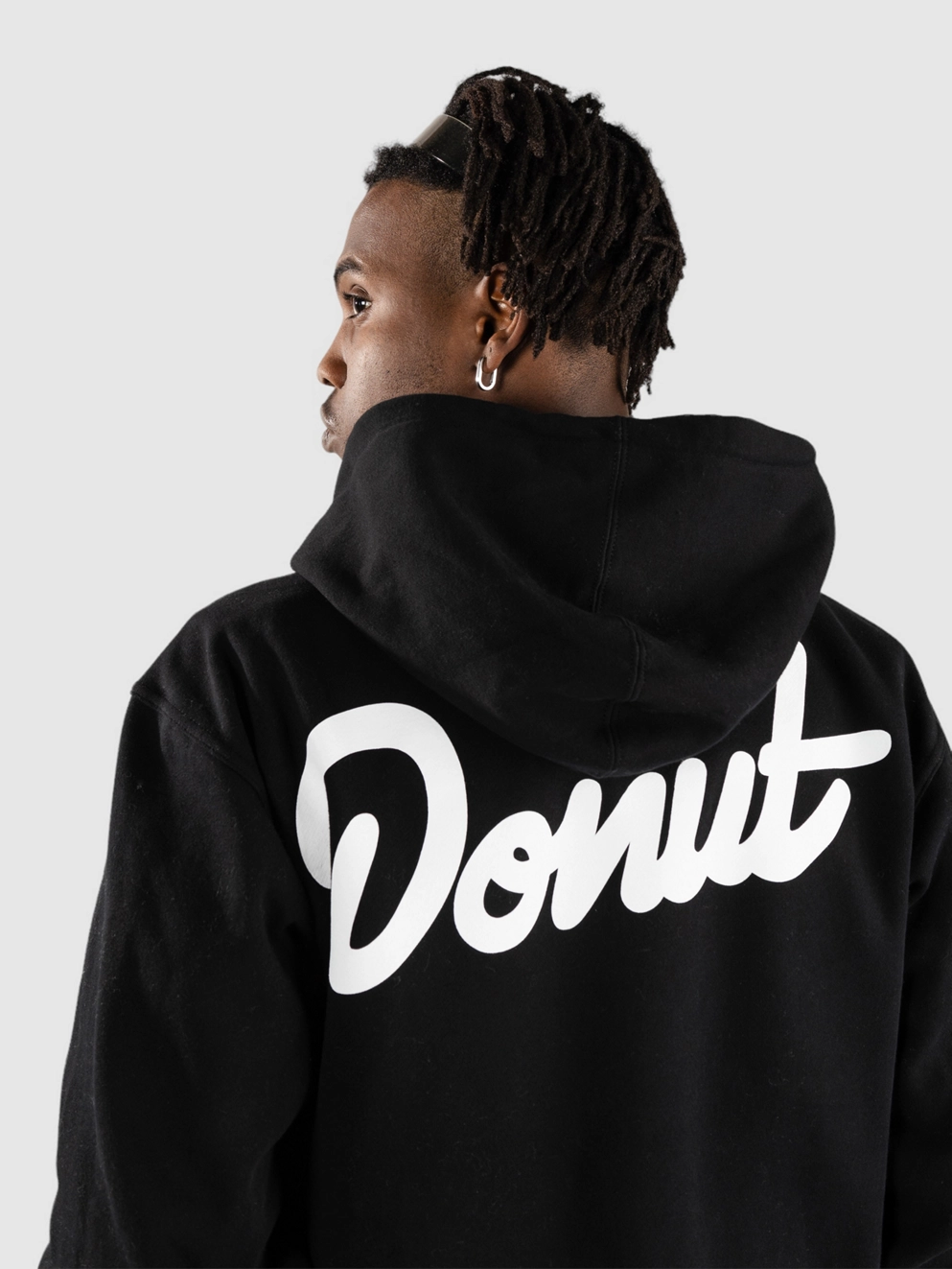 Donut Og Logo Hoodie black