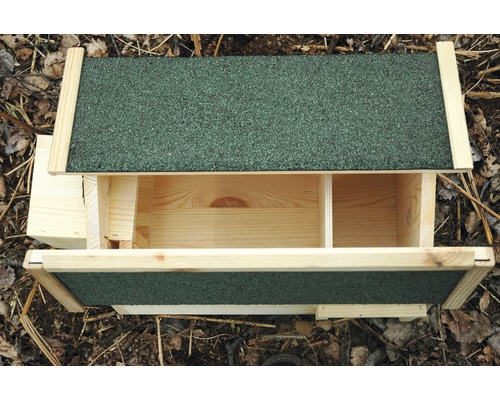 Egelhuis Mecki met twee ingangen 54x35x26 cm