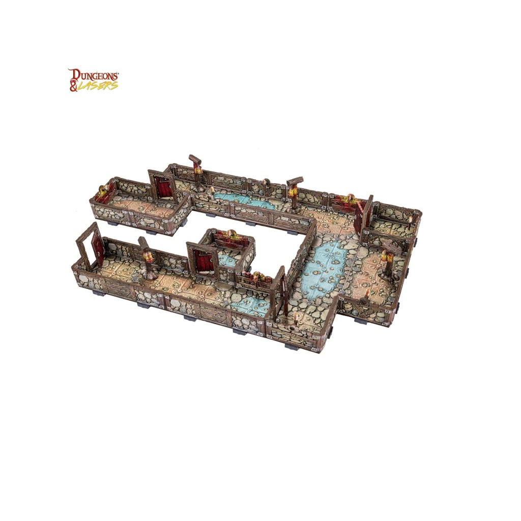 Dungeon & Lasers - Décors - Dwarven Mine Prépeint