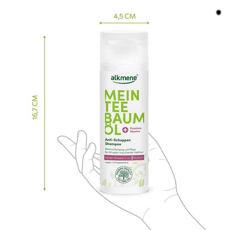 Alkmene Mein Teebaumöl Anti-Schuppen Shampoo, 200 ml