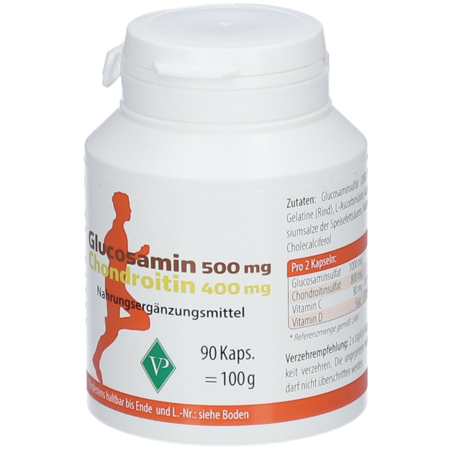 Glucosamin 500 mg + Chondroitin 400 mg Kapseln