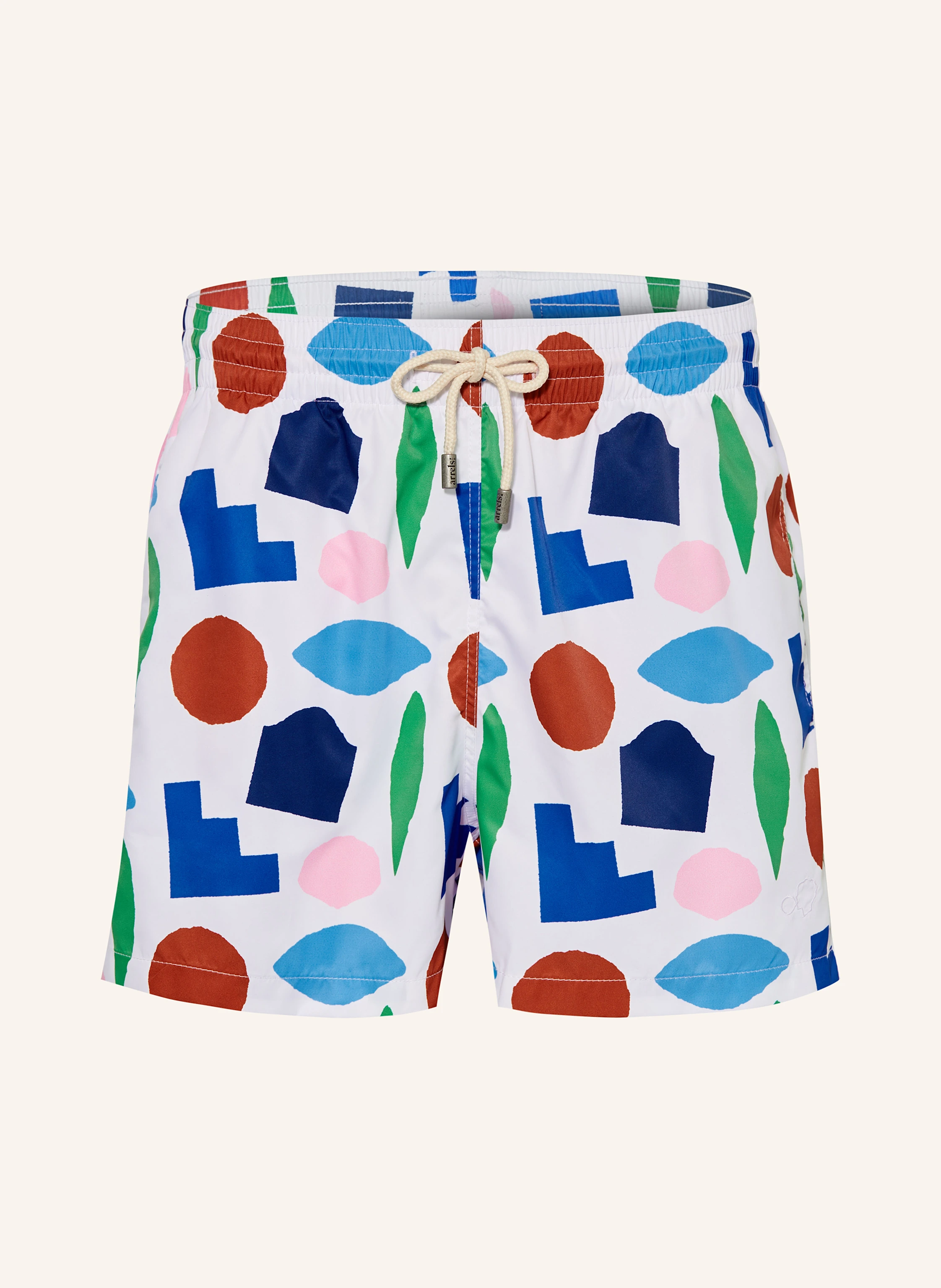 arrels BARCELONA Badeshorts WHITE HELLAS × JULIE SAFIRSTEIN