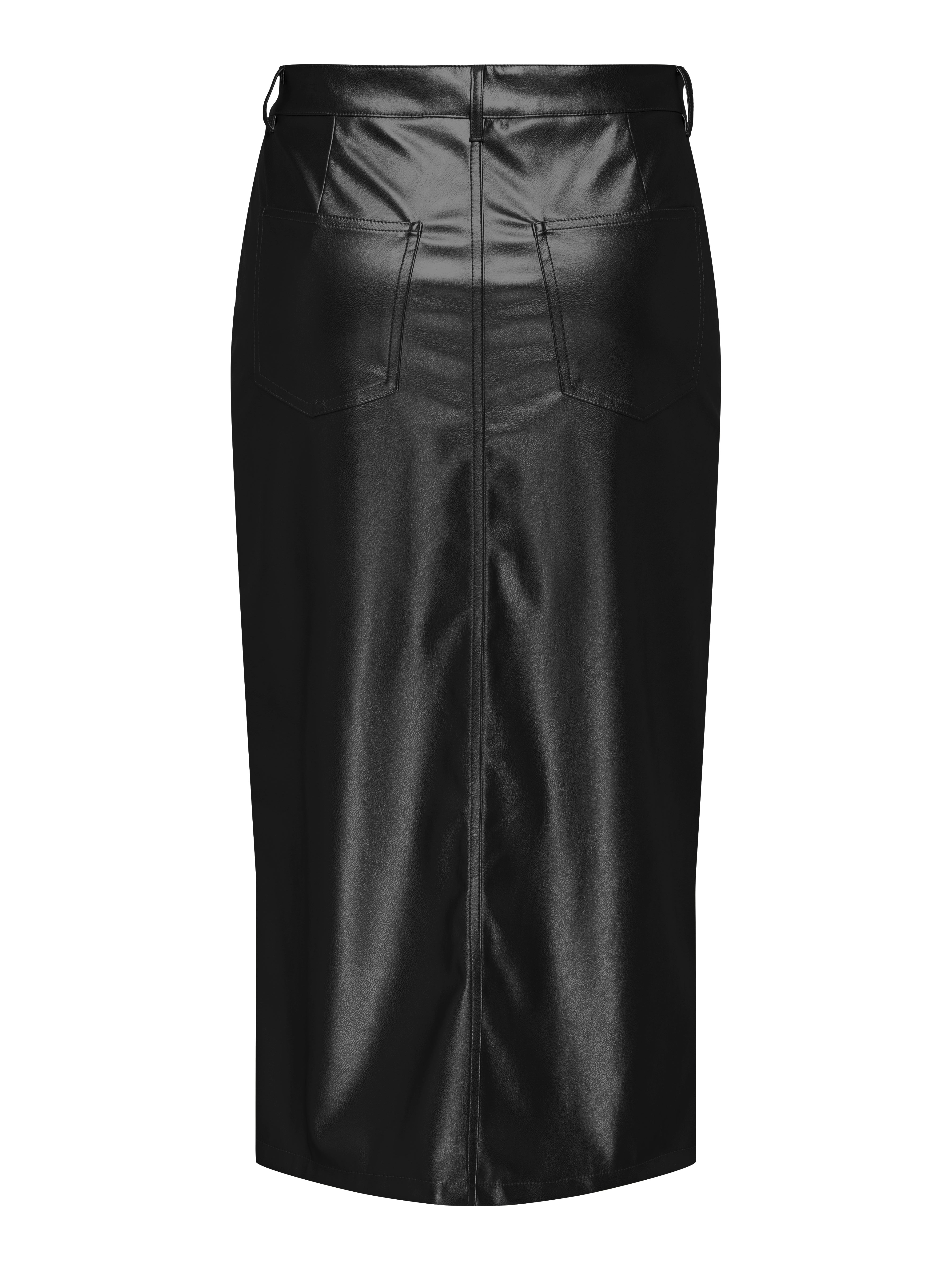 ONLLOLA-ELYNA Kunstlederrock Black