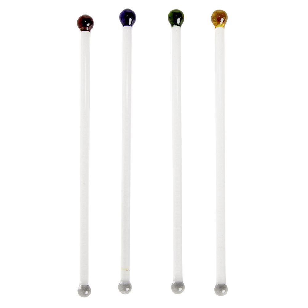 Agitateur en verre Ø1xH18cm x4