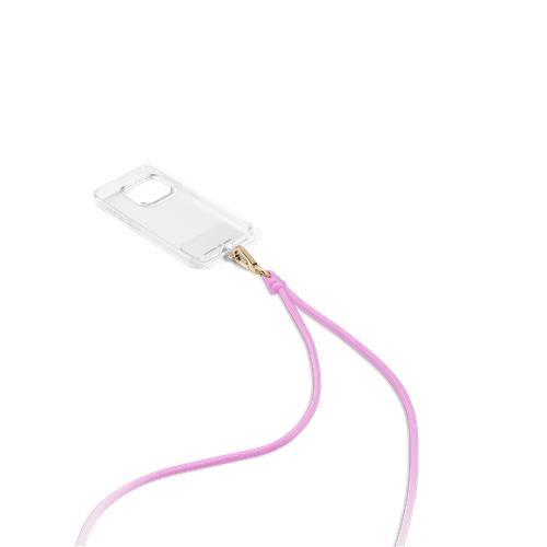 (140cm) Universal Necklace Handykette Webbing Lanyard Recycled (IDCDS-535) - Bubblegum Pink Ombre